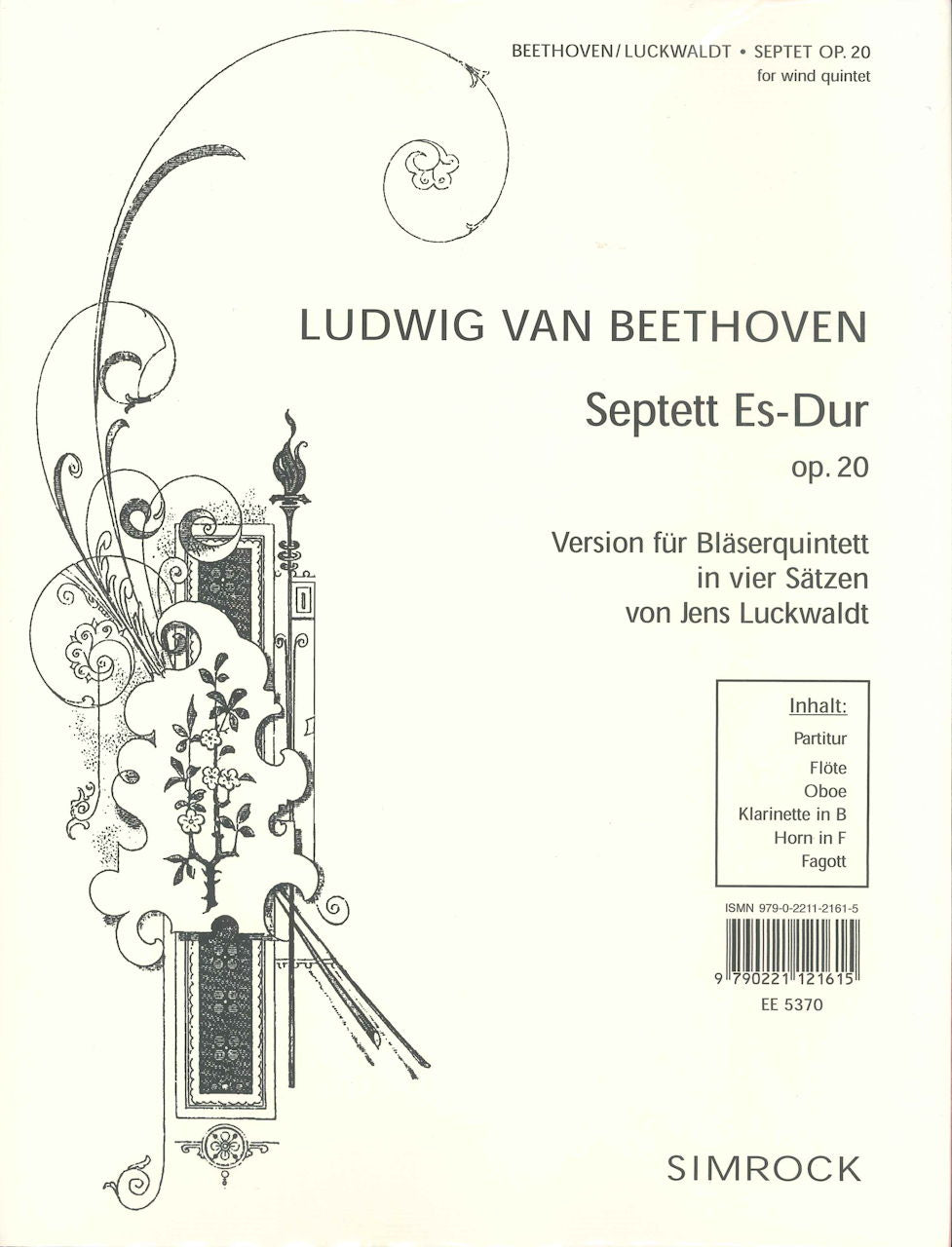 Beethoven, Septett op. 20 (Wind Quintet) (Simrock)