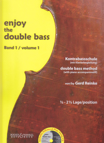 Reinke, Enjoy the Double Bass 1 (+CD) (Bote & Bock)