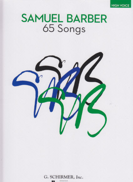 Barber, 65 Songs (High) (G.Schirmer)