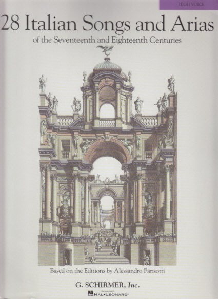 28 Italian Songs & Arias (High) (G.Schirmer)