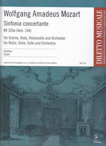 Mozart, Sinfonia conc KV 320e Partitur (Doblinger)