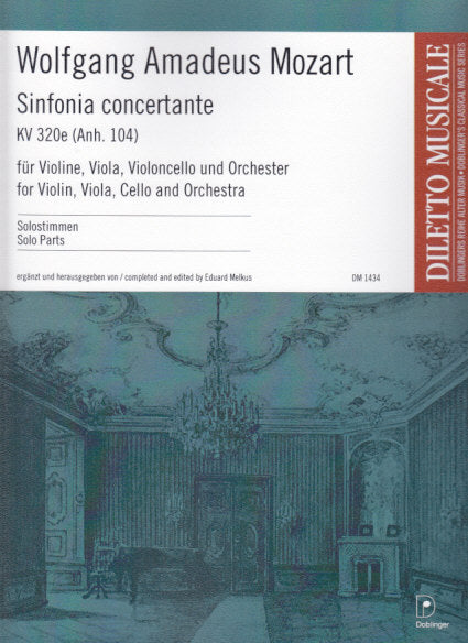 Mozart, Sinfonia conc KV 320e Solo Parts (Doblinger)