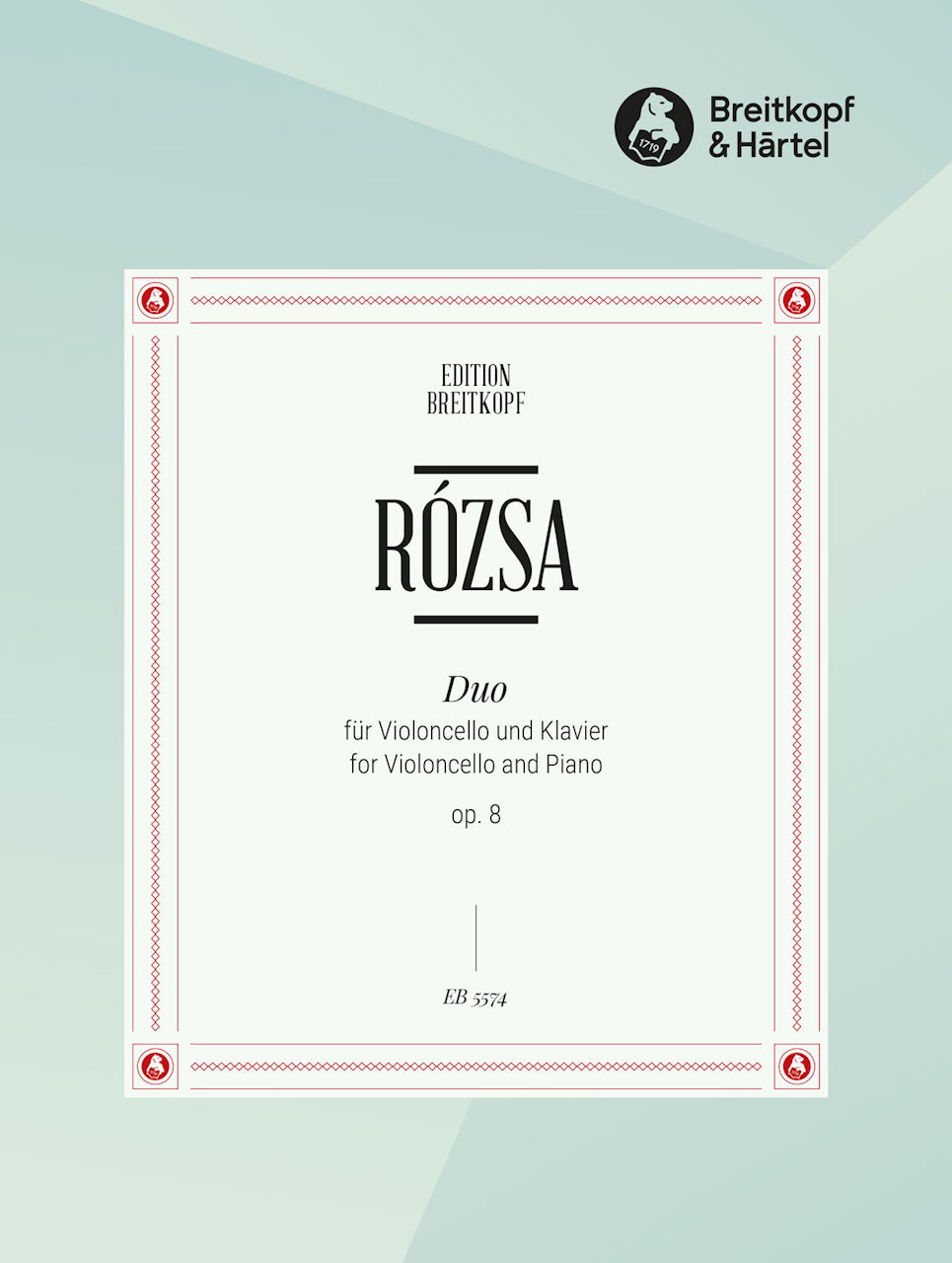 Rozsa, Duo op. 8 (1931) (Breitkopf)