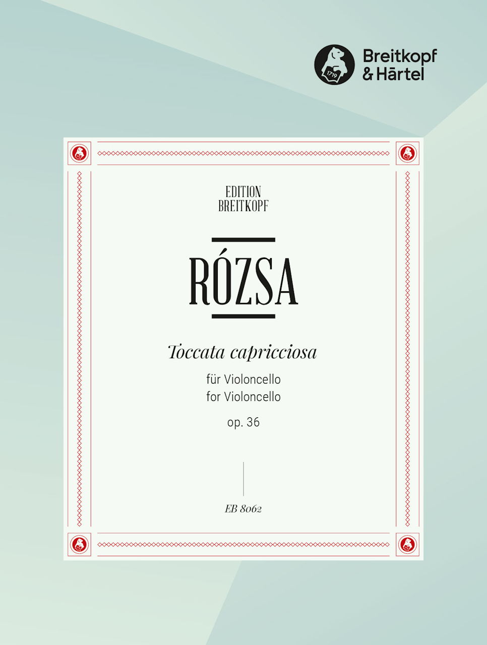 Rozsa, Toccata capricciosa (Vc Solo) (Breitkopf)