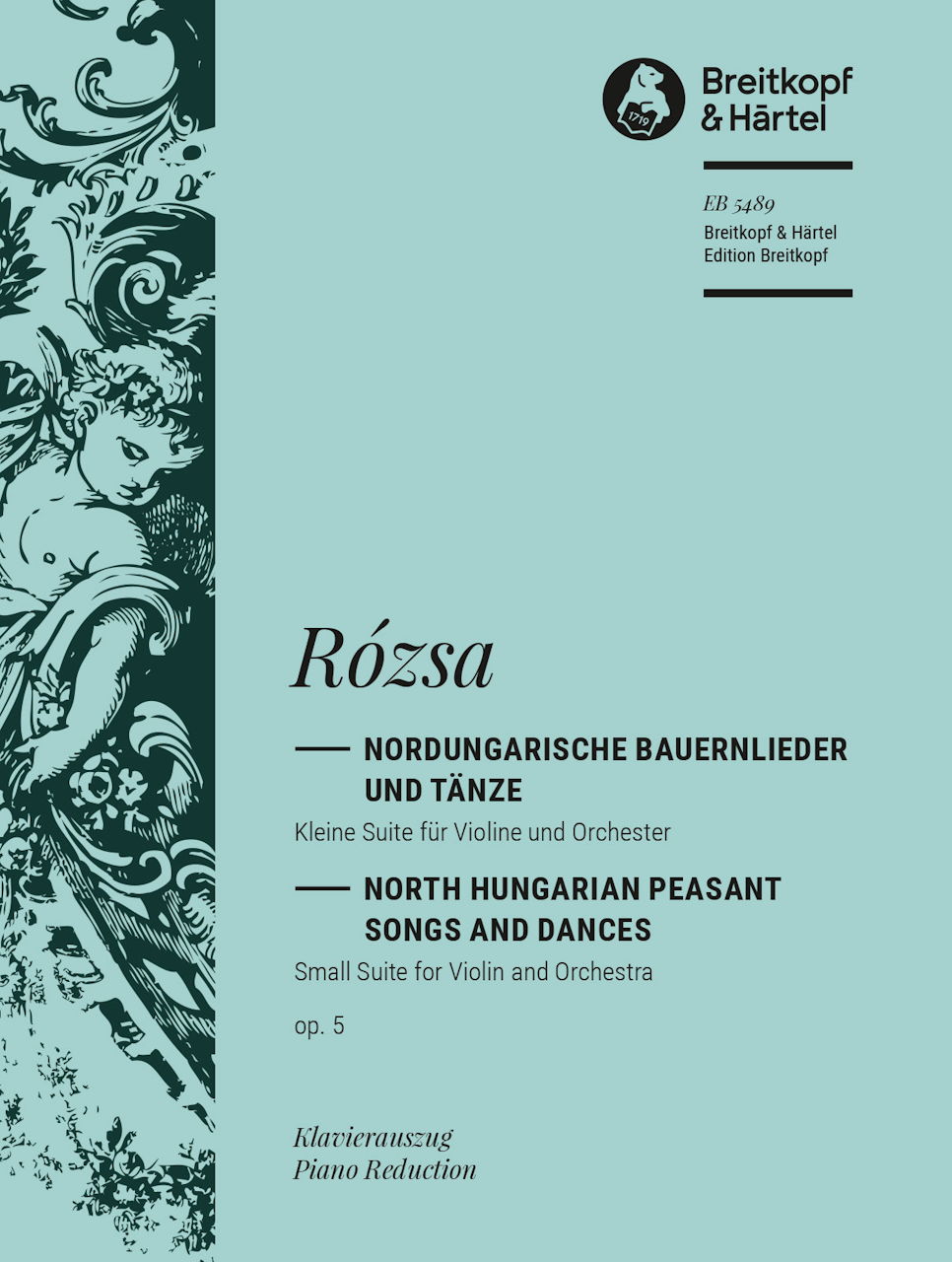 Rozsa, Nordungarische Bauernlieder (Breitkopf)