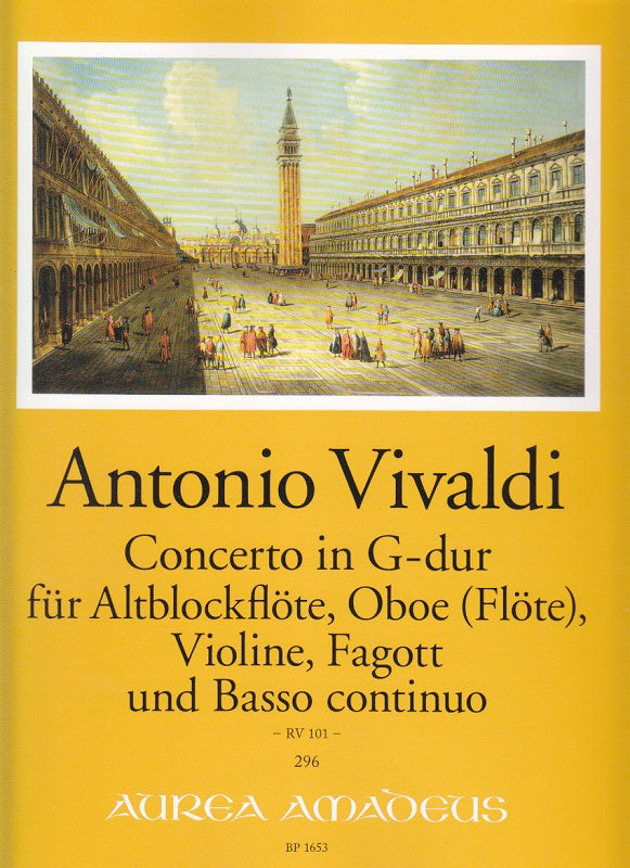 Vivaldi, Concerto in G, RV 101 (Amadeus Verlag)
