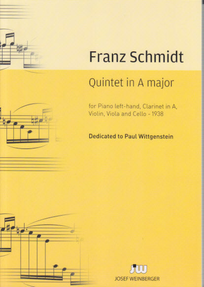 Schmidt, Quintet in A (Cl,PfLH,Str) (Weinberger)
