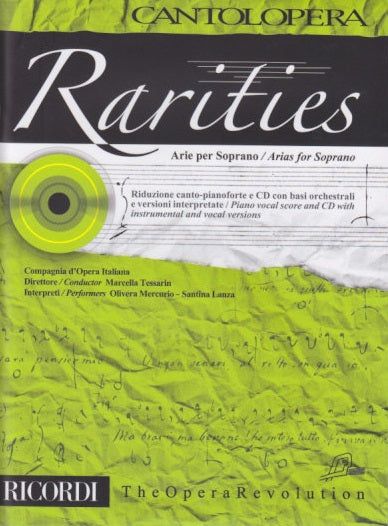 Rarities, Arie per soprano (+CD) (Ricordi)