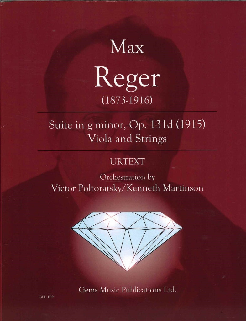 Reger, Suite op. 131d/1 in g (Va,Str) (Gems Music)