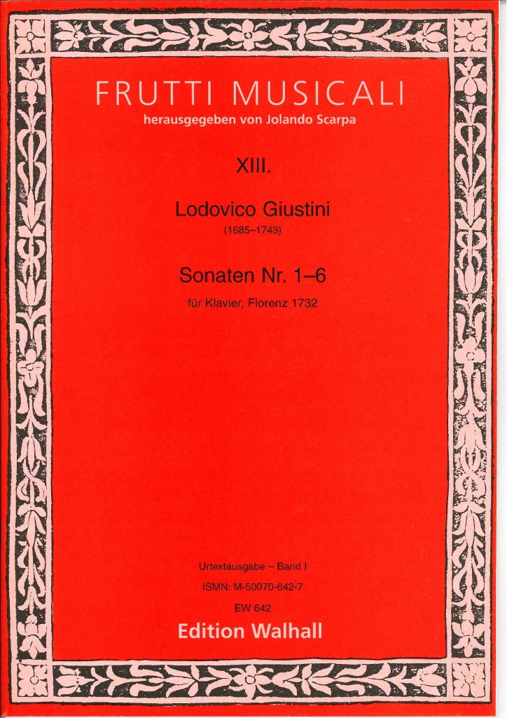 Giustini, Sonaten op. 1/1-6 (Walhall)