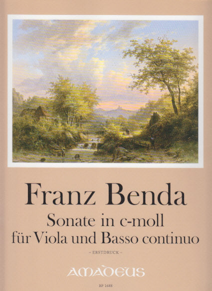 Benda, Sonate in c (Va,Bc) (Amadeus Verlag)