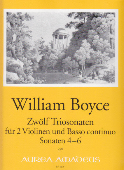 Boyce, Triosonaten 4-6 (2Vn,Bc) (Amadeus Verlag)