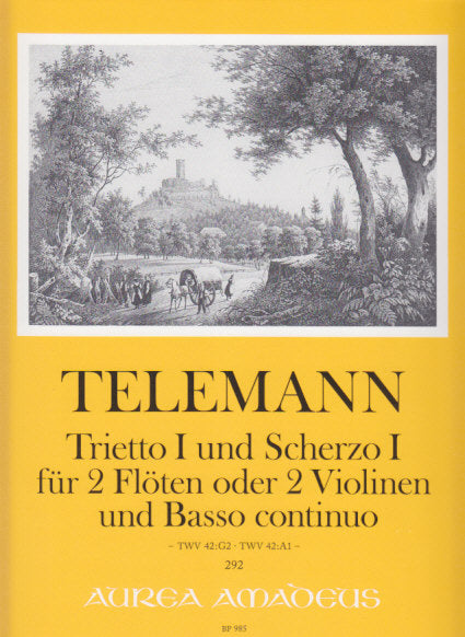 Telemann, Trietto 1 und Scherzo 1 (Amadeus Verlag)