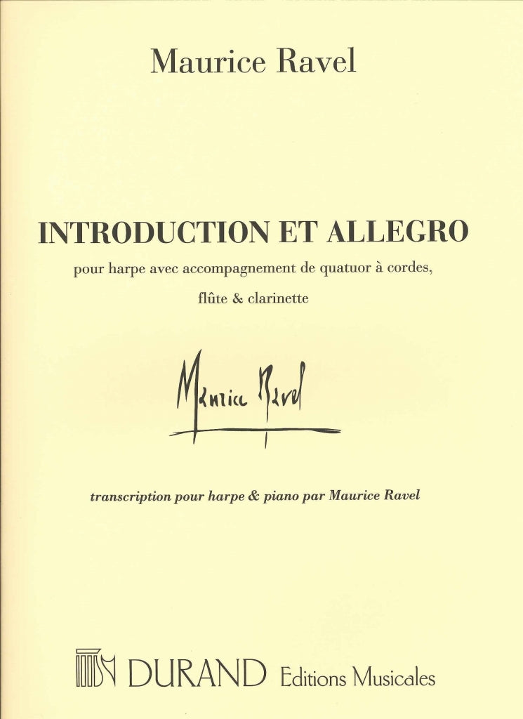 Ravel, Introduction et Allegro (Hrp,Pf) (Durand)
