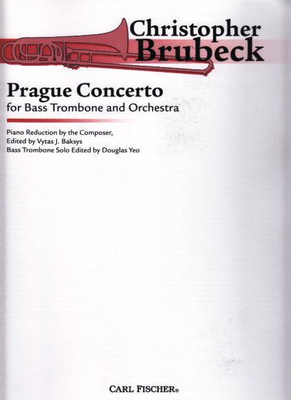Brubeck, Prague Concerto (BTbn,Pf) (Carl Fischer)