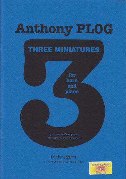 Plog, 3 Miniatures (Hn,Pf) (Bim)