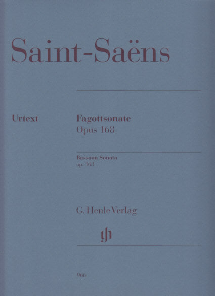Saint-Saens, Sonata op. 168 (Jost) (Henle)