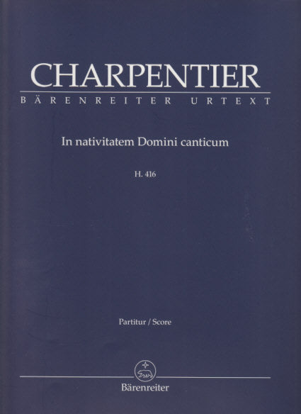 Charpentier, In nativitatem Domini Score (Barenreiter)