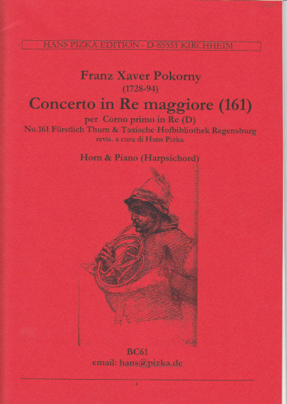 Pokorny, Concerto in Re maggiore (161) (Pizka)