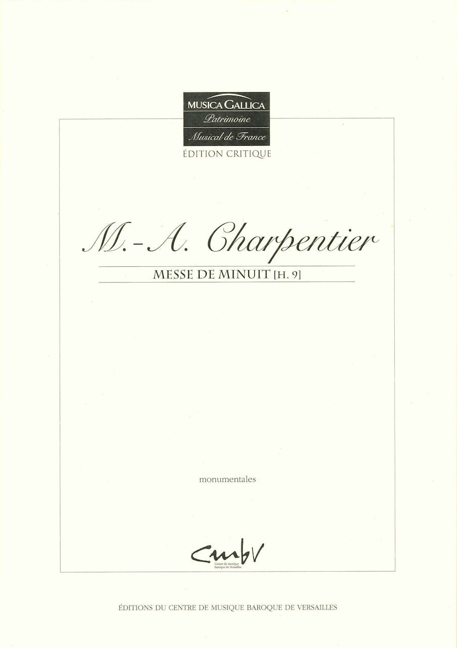 Charpentier, Messe de minuit (Score) (Centre de Musique Baroque de Versailles)