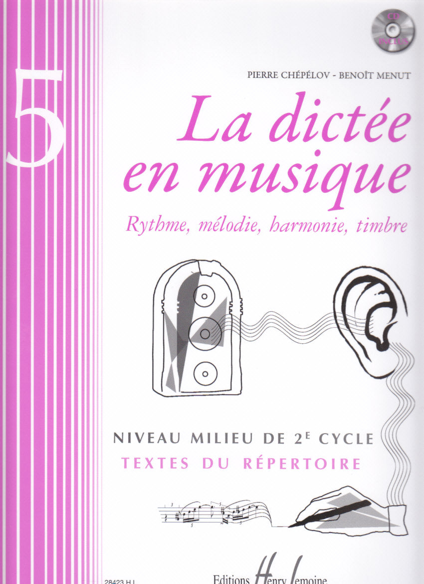 Dictee en musique 5 (+CD) (Lemoine)