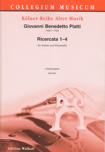 Platti, Ricercata 1-4 (Vn,Vc) (Walhall)