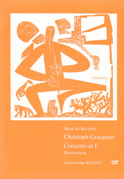 Graupner, Concerto in F (ARec,Pf) (Carus)