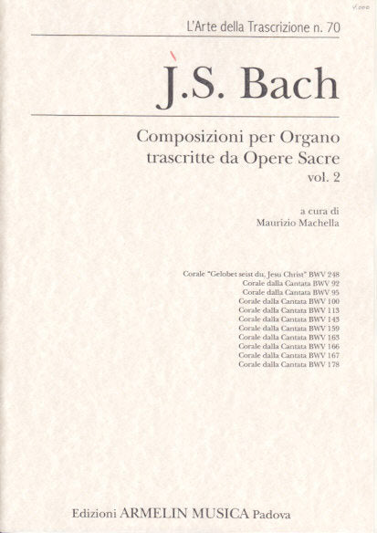 Bach, Composizioni tr. da opere sacre 2 (Armelin Musica)