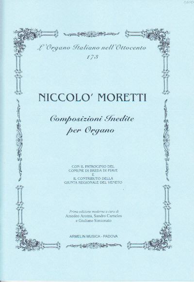 Moretti, Composizioni inedite (Armelin Musica)