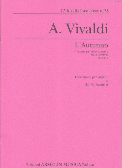 Vivaldi, Concerto op. 8/3 'L'autunno' (Armelin Musica)