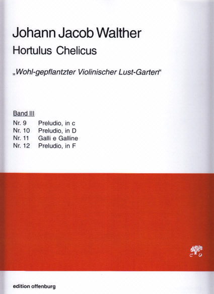 Walther, Hortulus chelicus 3: Nr. 9-12 (Offenburg, Edition)