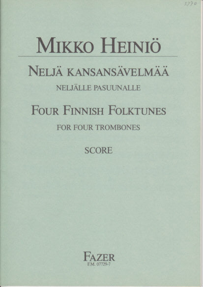 Heinio, 4 Finnish Folk Tunes (4Tbn) (Fazer/Fennica Gehrman)