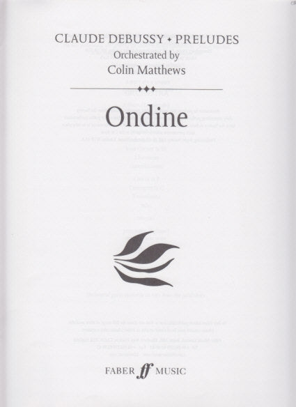 Debussy, Prelude 2/8 Ondine (Faber Music)