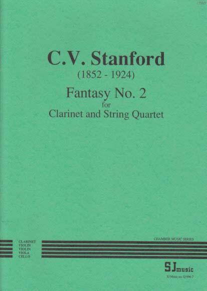 Stanford, Fantasy No. 2 (Cl,2Vn,Va,Vc) (SJ Music)