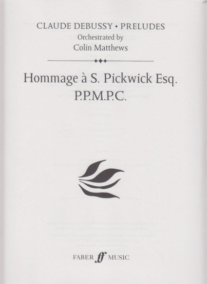 Debussy, Prelude 2/9 Hommage a S. (Faber Music)
