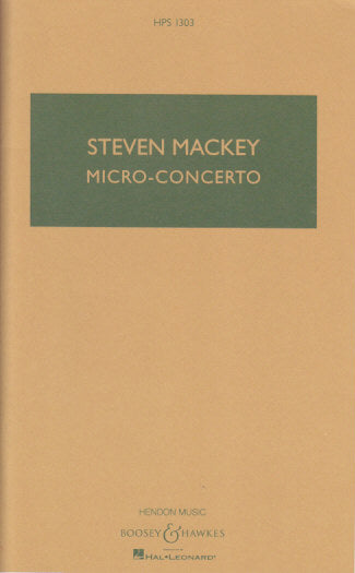 Mackey, Micro-Concerto (Boosey)