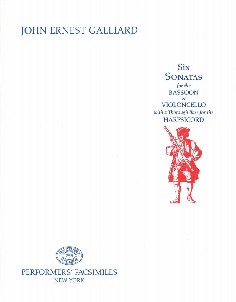 Galliard, 6 Sonatas (PF 255) (Performers' Editions/Broude Bros.)