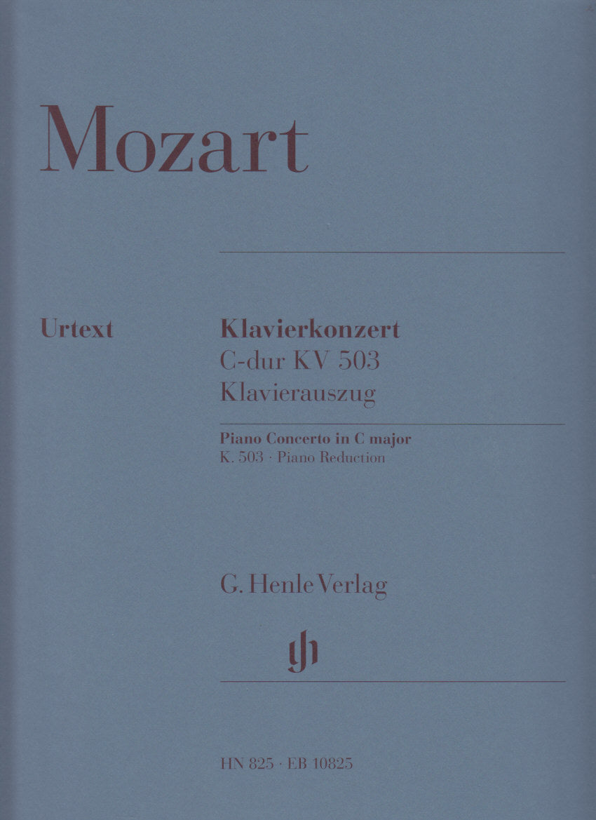 Mozart, Concerto KV 503 in C (No. 25) (Henle/Breitkopf)