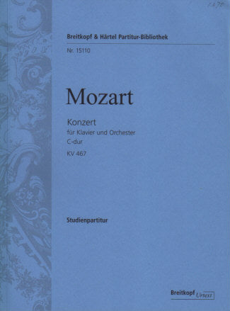 Mozart, Concerto for Piano KV 467 in C (Henle/Breitkopf)
