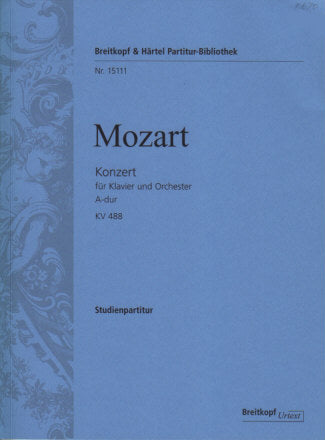 Mozart, Concerto for Piano KV 488 in A (Henle/Breitkopf)