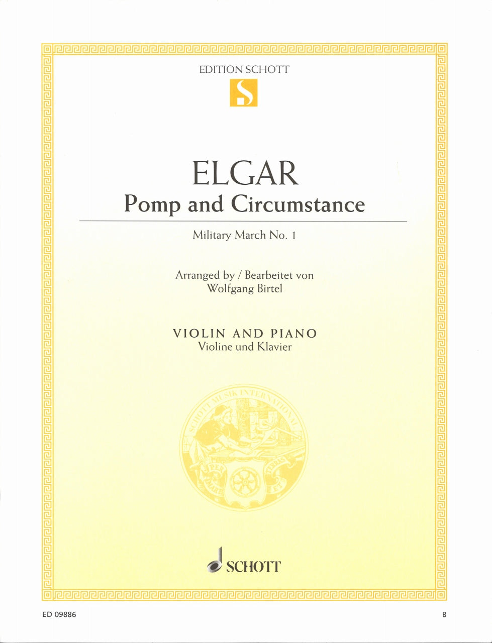 Elgar, Pomp and Circumstance No. 1 (Schott)