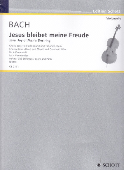 Bach, Jesus bleibet meine Freude (4Vc) (Schott)