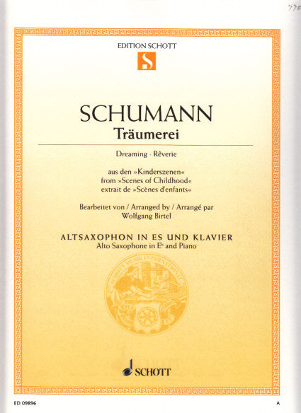 Schumann, Traumerai op. 15/7 (Schott)