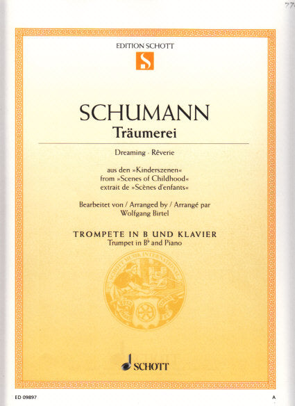 Schumann, Traumerai op. 15/7 (Schott)