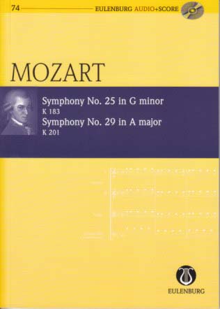 Mozart, Symphony KV 183, 201 (+CD) (Eulenburg)
