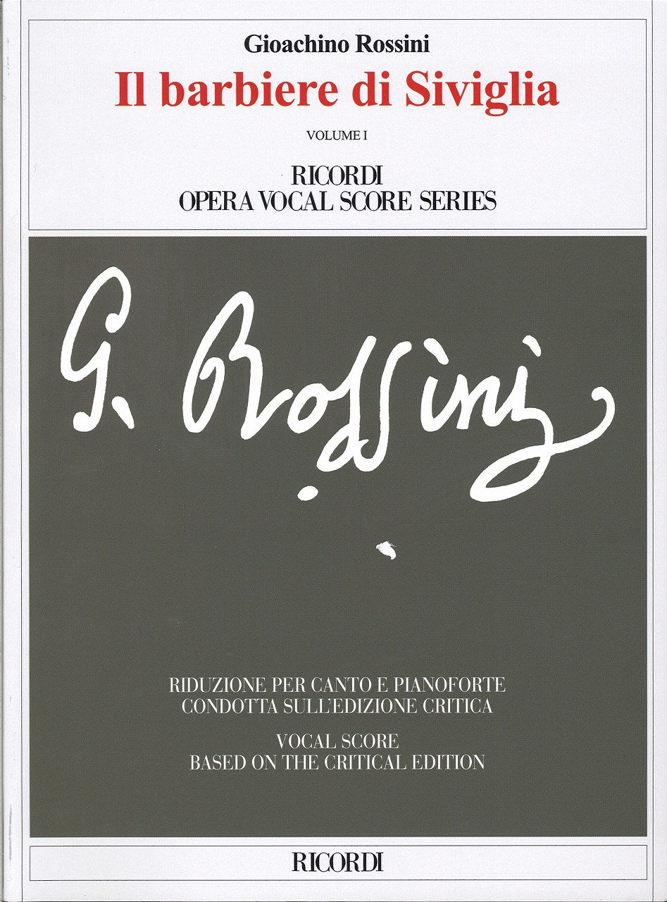 Rossini, Barbiere di Siviglia (rev.) (Ricordi)
