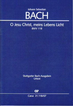 Bach, Cantata No.118 (Motet) (Carus)