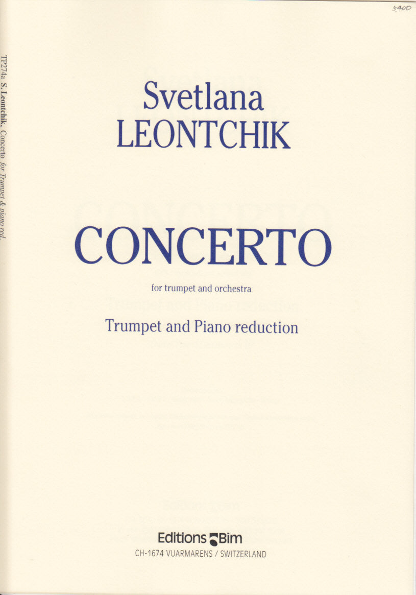 Leontchik, Concerto (Bim)