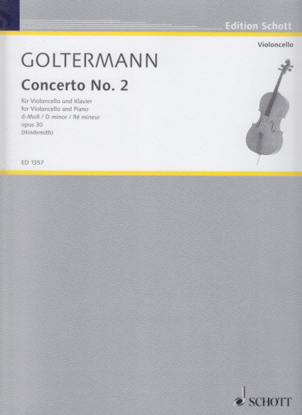 Goltermann, Concerto No. 2 (Hindemith) (Schott)