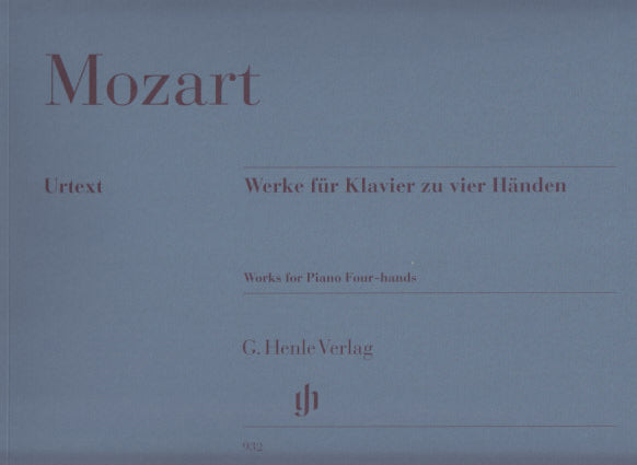 Mozart, Werke fur Klavier zu 4 Handen (Henle)